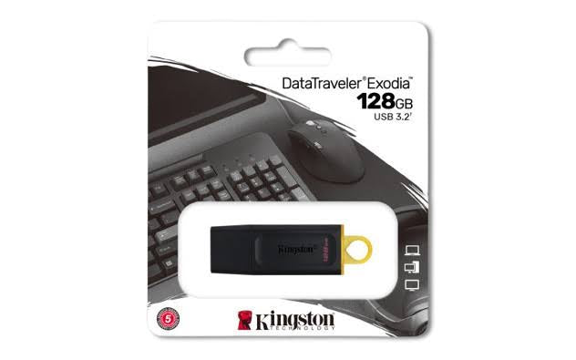 Kingston DataTraveler 128GB USB-A 3.2 Gen 1 Flash Drive